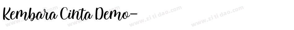 Kembara Cinta Demo字体转换
